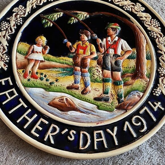 Father’s Day 1974 plate ❤️ - Picture 2 of 6